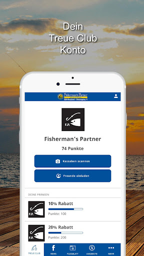Android application Fisherman's Partner Bergland screenshort
