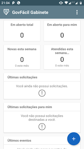 GovFácil Gabinete Screen 2