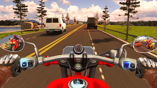 Moto Traffic Bike Race Game 3d  screenshots 7