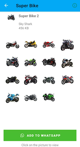 Super Bike Stickers Screen 3