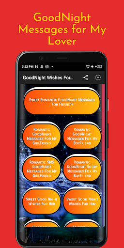 Android application Sexy Goodnight Messages screenshort