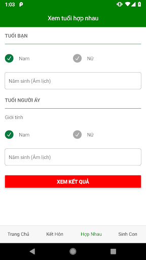 Xem Tuổi Hợp Nhau Screenshot 3 - AppWisp.com