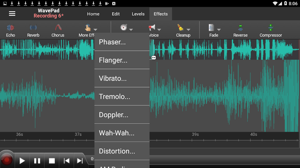 WavePad Audio Editor - Master'
