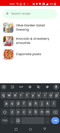 Recipe Club - Cook Your Choise Screen 3