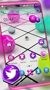 3D Color Balls Launcher Theme  screenshots 1