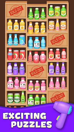 Game screenshot Sort Fever:3D Goods Match apk download
