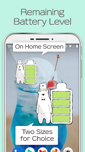 Battery widget Shirokuma-Days 1