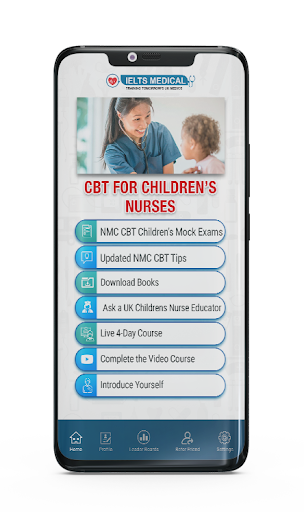 Android application CBT For Children's Nurses screenshort