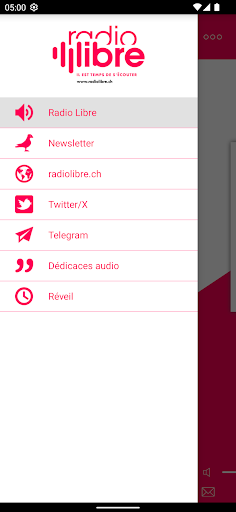Android application Radio Libre Suisse screenshort