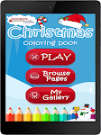 screenshot of Christmas Coloring Book Games