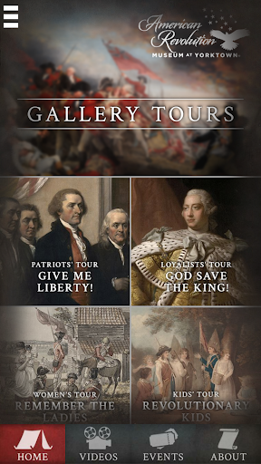 Android application Yorktown Museum Gallery Tours screenshort