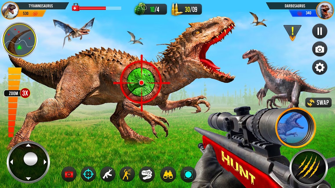 Real Dinosaur Shooting Mod APK game
