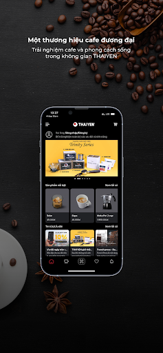 Android application THAIYEN CAFE screenshort