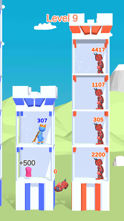 タワープッシュキング-オールニューナンバー戦略バトルゲームのおすすめ画像3