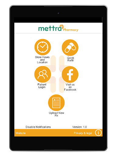 Mettra Pharmacy Screen 2