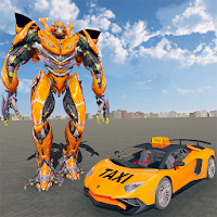Robot Car Taxi Future Robot Taxi Transporter Game