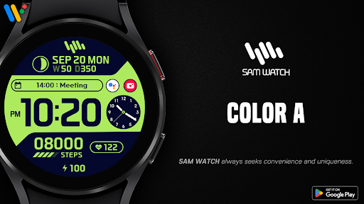 Android application SamWatch Color A screenshort