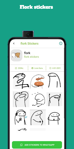 FLork Stickers WASticker Screen 2