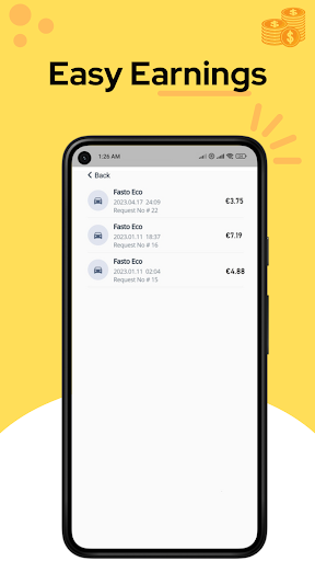 Fasto - Partner:Drive & Earn Screen 2