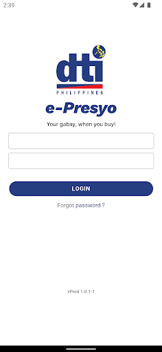 Android application DTI e-Presyo Price Monitor screenshort