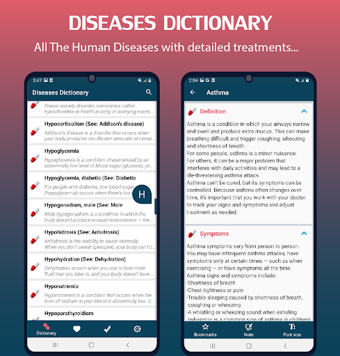 Medical Dictionary: Diseases Screen 2