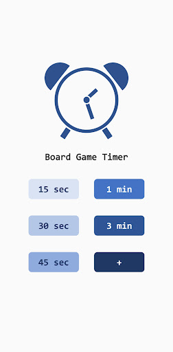 Android application Board Game Timer screenshort
