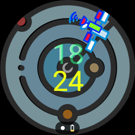Outer space animated watchface Screen 3