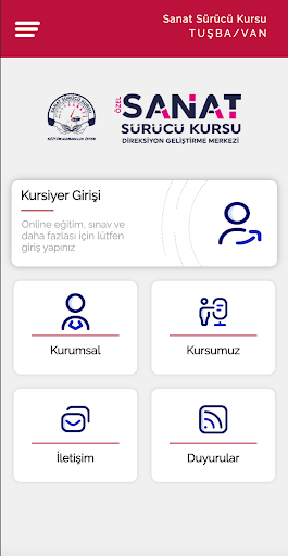 Android application Sanat Sürücü Kursu screenshort
