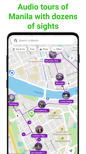Android application Manila Tour Guide:SmartGuide screenshort