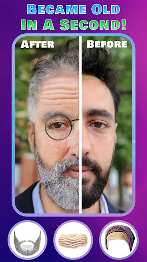 Android application Future Face: Make Me Old screenshort