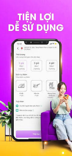 GUVI - Giúp việc theo giờ Screen 3
