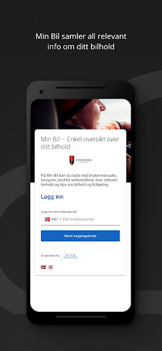 Android application Min Bil screenshort