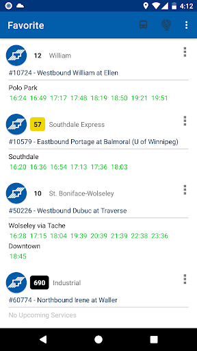 Bus Schedule in Winnipeg