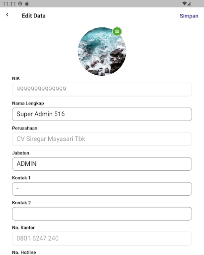 516 E-BUSINESSCARD Screen 3
