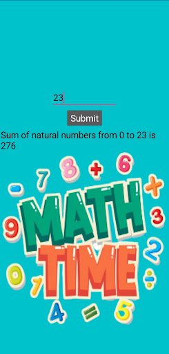 Sum of Natural Numbers Screen 2