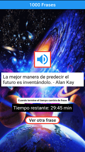 Android application Frases para pensar screenshort