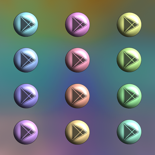 Pixly Material 3D - Icon Pack