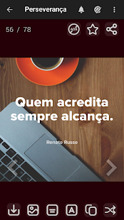 Motivational Quotes : Portuguese Language 1.4.0 APK screenshots 24