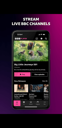Android application BBC Player screenshort