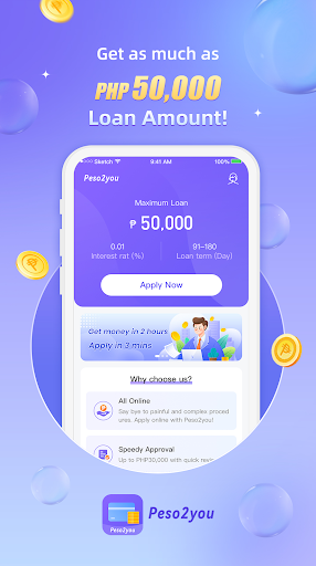 Peso2you Easy Pera Installment Screenshot 1 - AppWisp.com