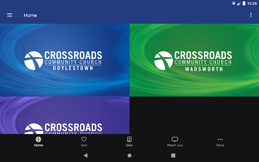 Screenshot of Crossroads Community Church Oh