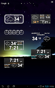 Weather Clock Schermata