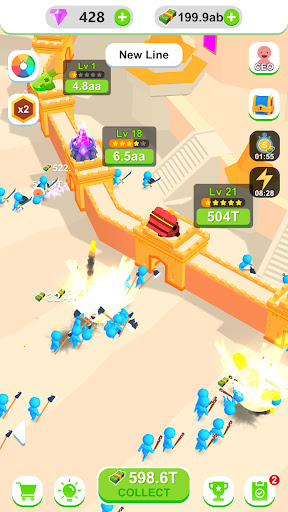Android application Idle Castle Defense screenshort