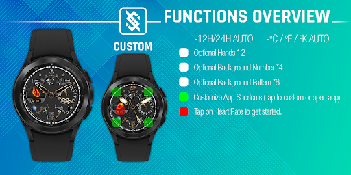 BFF3-Black Analog Pattern HUD Screen 3