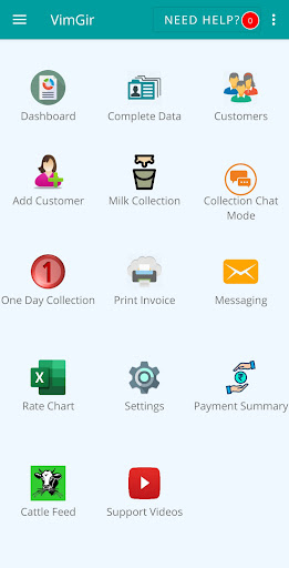 Android application Dairy Milk Manager (VimGir) screenshort