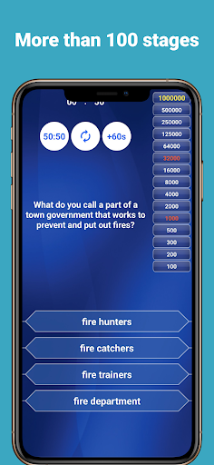 Android application Millionaire Quiz Games Trivia screenshort
