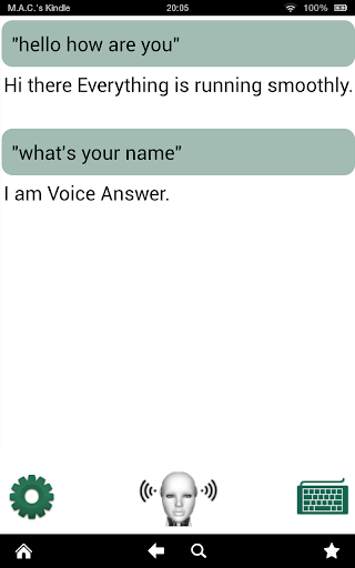 Screenshot of Voice Answer Lite
