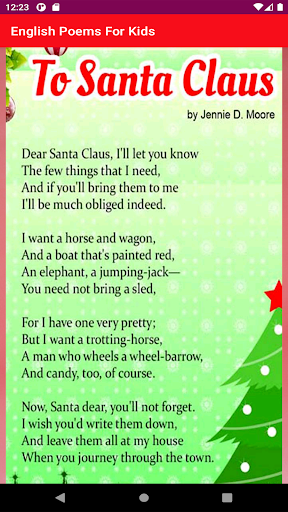 English Poem For Kids