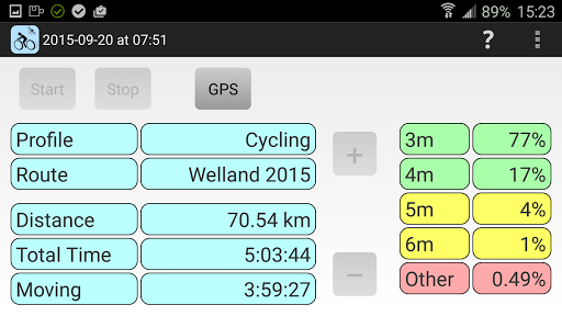 Bike Tracker Screen 2