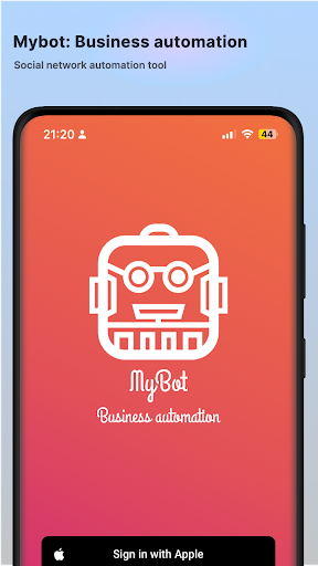Android application Mybot: Business automation screenshort